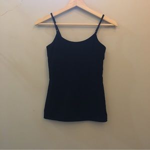 Black tank top